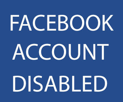 Facebook Account Disabled