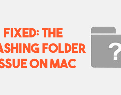 flashing folder issue on mac